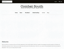Tablet Screenshot of combatsouth.co.uk